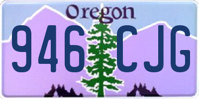 OR license plate 946CJG