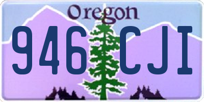 OR license plate 946CJI