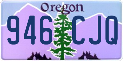 OR license plate 946CJQ