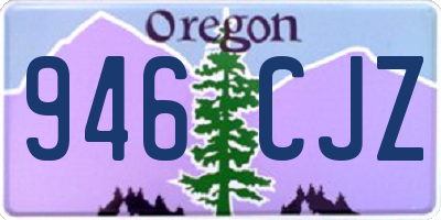 OR license plate 946CJZ