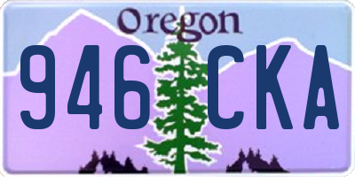 OR license plate 946CKA