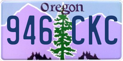 OR license plate 946CKC