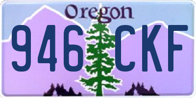 OR license plate 946CKF