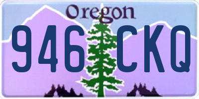 OR license plate 946CKQ