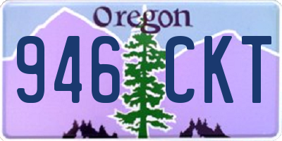OR license plate 946CKT
