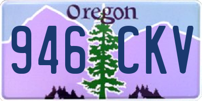 OR license plate 946CKV