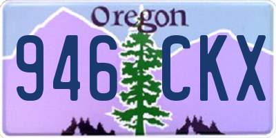 OR license plate 946CKX