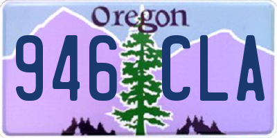 OR license plate 946CLA