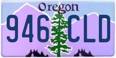 OR license plate 946CLD