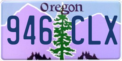 OR license plate 946CLX