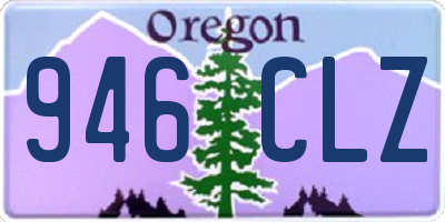 OR license plate 946CLZ
