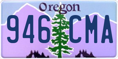 OR license plate 946CMA