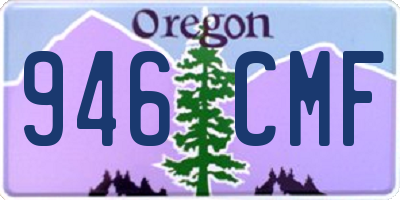 OR license plate 946CMF