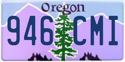 OR license plate 946CMI