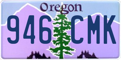 OR license plate 946CMK