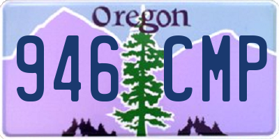 OR license plate 946CMP