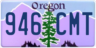 OR license plate 946CMT