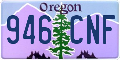 OR license plate 946CNF