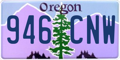 OR license plate 946CNW