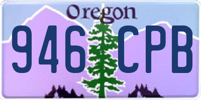 OR license plate 946CPB