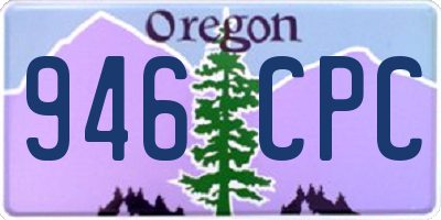 OR license plate 946CPC