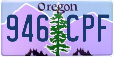OR license plate 946CPF