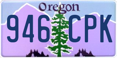 OR license plate 946CPK