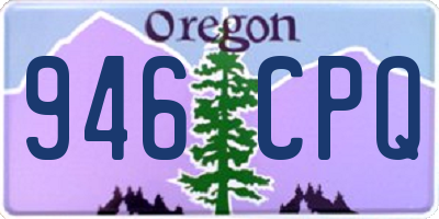 OR license plate 946CPQ