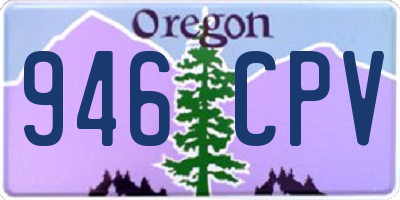 OR license plate 946CPV