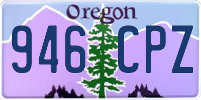 OR license plate 946CPZ