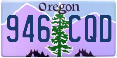 OR license plate 946CQD