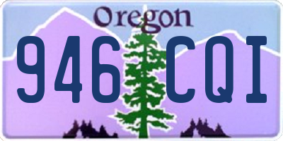 OR license plate 946CQI