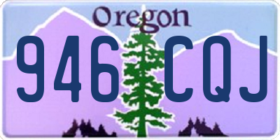 OR license plate 946CQJ