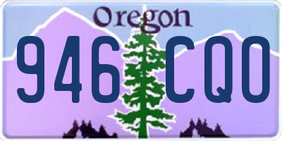 OR license plate 946CQO