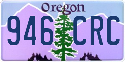 OR license plate 946CRC
