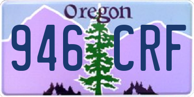 OR license plate 946CRF