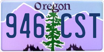 OR license plate 946CST