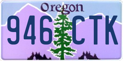 OR license plate 946CTK
