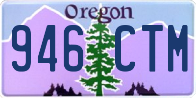 OR license plate 946CTM