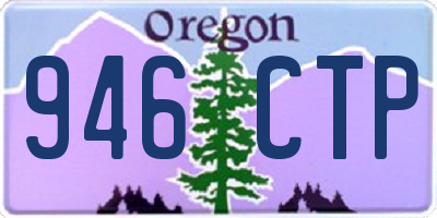 OR license plate 946CTP