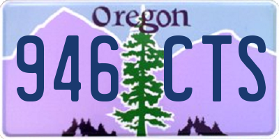 OR license plate 946CTS