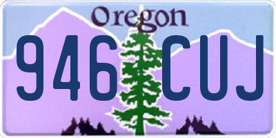 OR license plate 946CUJ