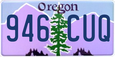 OR license plate 946CUQ