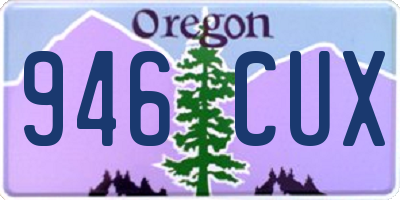 OR license plate 946CUX