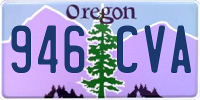 OR license plate 946CVA