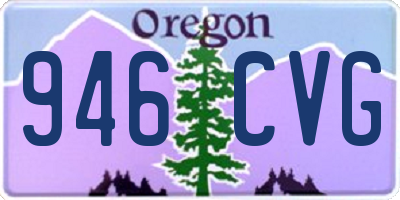 OR license plate 946CVG