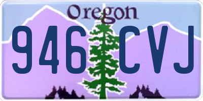 OR license plate 946CVJ
