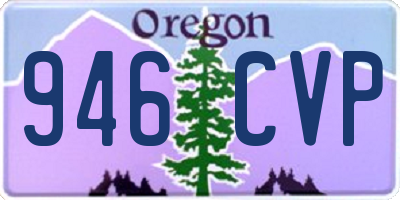 OR license plate 946CVP