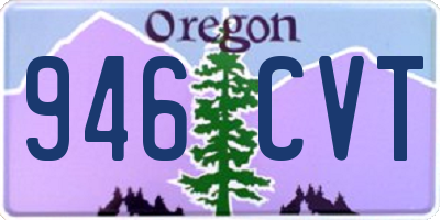 OR license plate 946CVT