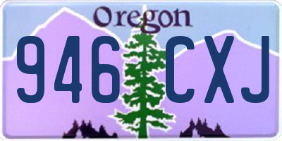 OR license plate 946CXJ